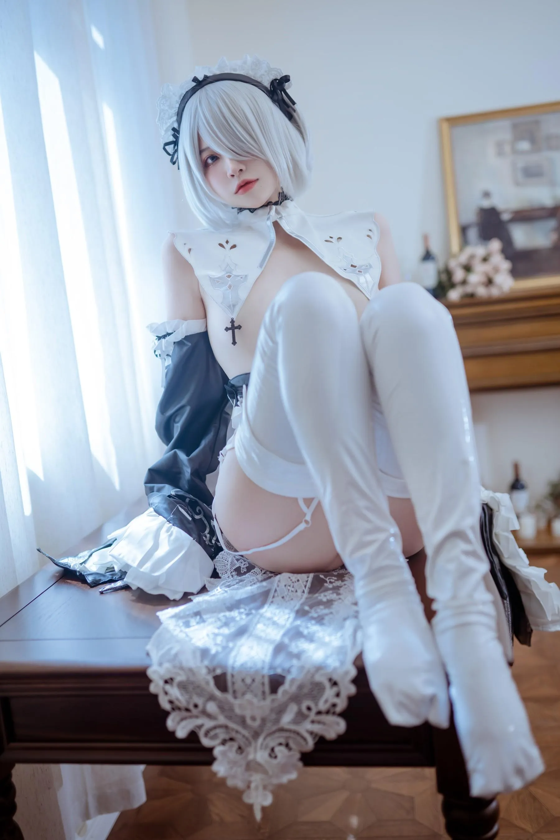 二佐Nisa – NO.143 2B女仆 [31P]插图4